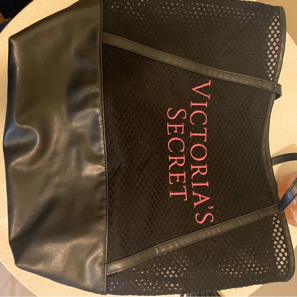 All Black Victoria’s Secret bag